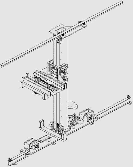storage stacker crane rail clips